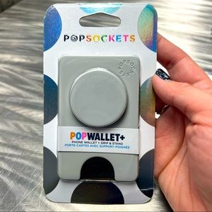 PopSockets PopWallet+ Tech Grey